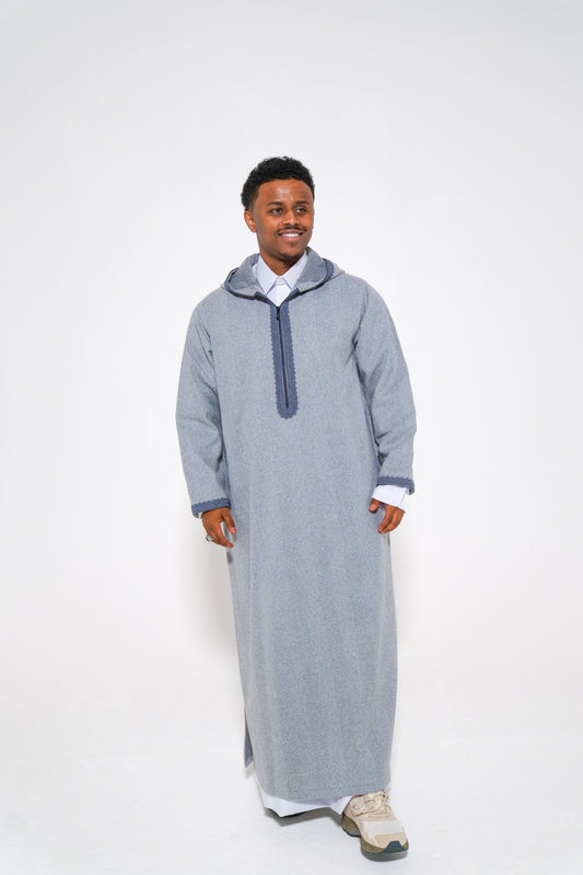 Grey Heavy Winter Thobe